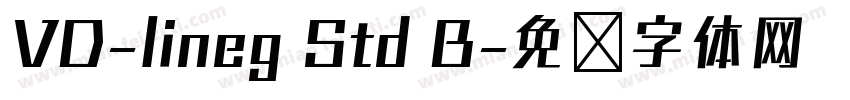 VD-lineg Std B字体转换